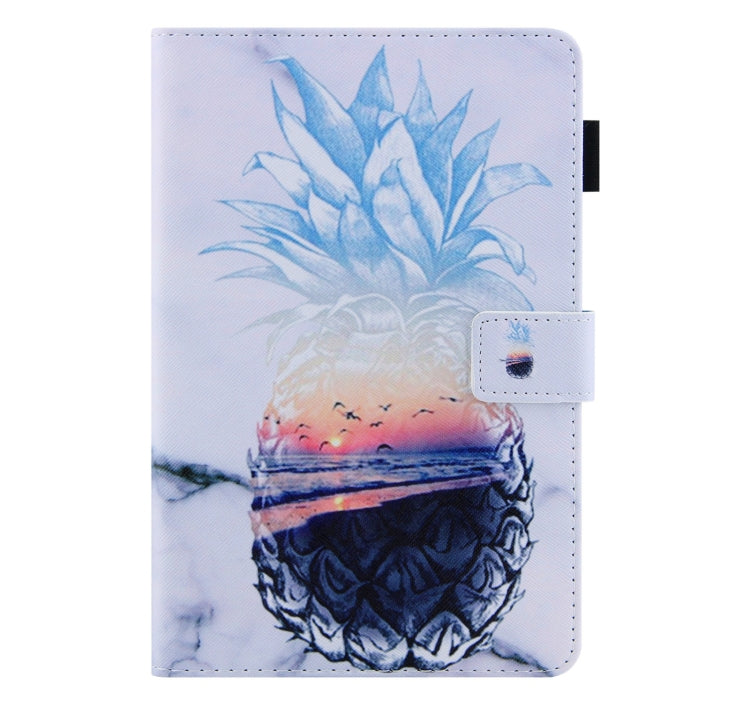 For iPad 2025 / 2022 Colored Drawing Leather Smart Tablet Case(Ocean Pineapple) - iPad 2025 / 2022 Cases by PMC TechLife | Online Shopping South Africa | PMC TechLife | Buy Now Pay Later Mobicred