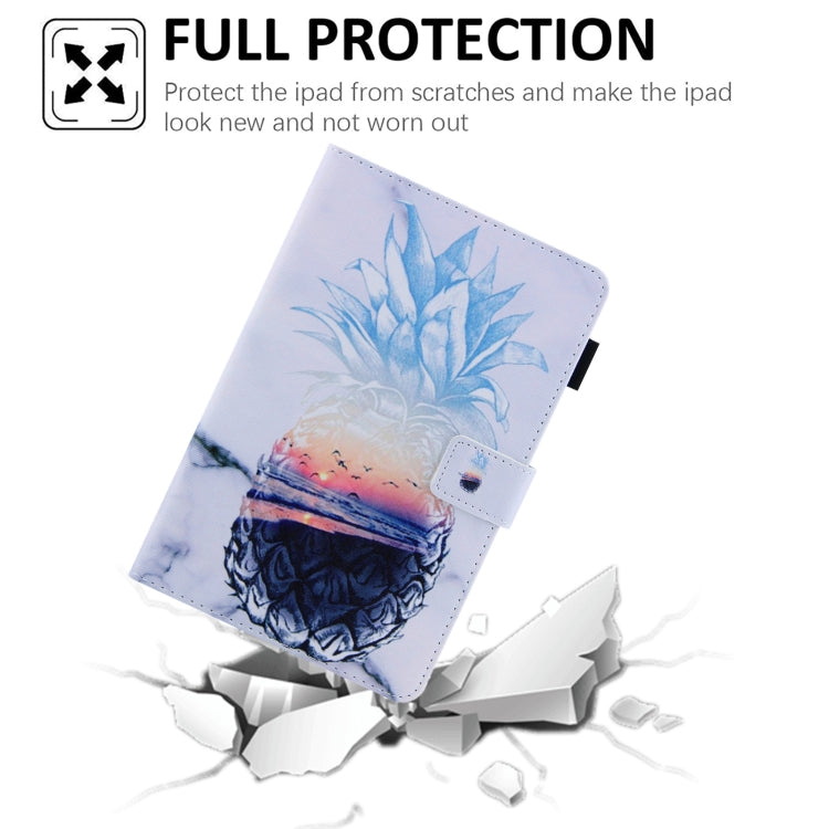 For iPad 2025 / 2022 Colored Drawing Leather Smart Tablet Case(Ocean Pineapple) - iPad 2025 / 2022 Cases by PMC TechLife | Online Shopping South Africa | PMC TechLife | Buy Now Pay Later Mobicred