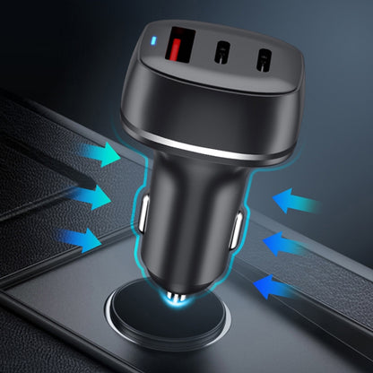 ACC-579 53W USB+ Dual USB-C/Type-C Fast Charge Car Charger(White) - Car Charger by PMC Jewellery | Online Shopping South Africa | PMC Jewellery