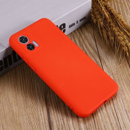 For Motorola Edge 30 Lite 5G / 30 Neo 5G Pure Color Liquid Silicone Shockproof Phone Case(Red) - Motorola Cases by PMC Jewellery | Online Shopping South Africa | PMC Jewellery