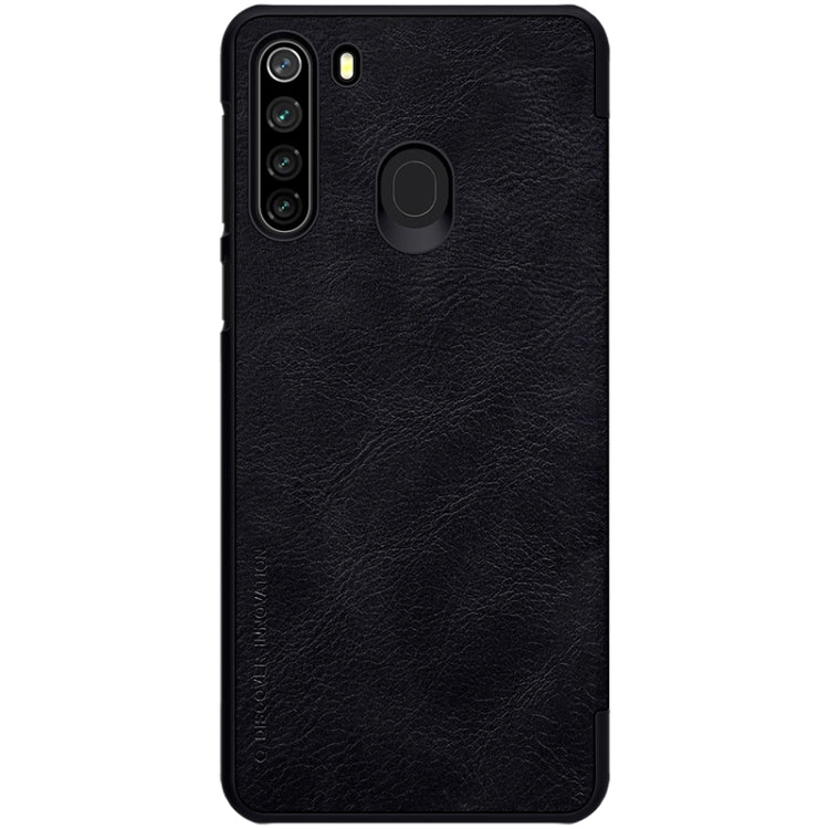 For Galaxy A21 NILLKIN QIN Series Crazy Horse Texture Horizontal Flip Leather Case With Card Slot(Black) - Galaxy Phone Cases by NILLKIN | Online Shopping South Africa | PMC Jewellery