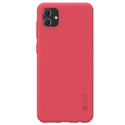 For Samsung Galaxy A04 NILLKIN Frosted PC Phone Case(Red) - Galaxy Phone Cases by NILLKIN | Online Shopping South Africa | PMC Jewellery