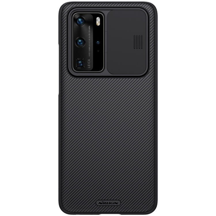 For Huawei P40 Pro NILLKIN Black Mirror Series Camshield Full Coverage Dust-proof Scratch Resistant Mobile Phone Case(Black) - Huawei Cases by NILLKIN | Online Shopping South Africa | PMC Jewellery