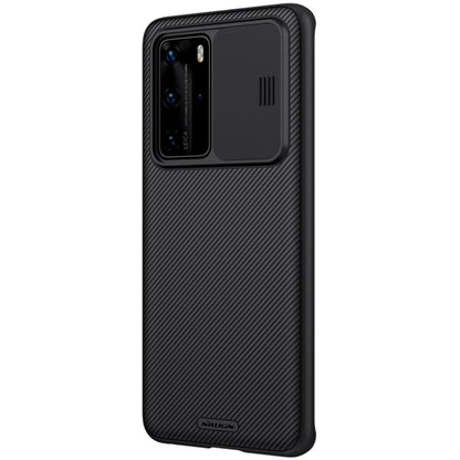 For Huawei P40 Pro NILLKIN Black Mirror Series Camshield Full Coverage Dust-proof Scratch Resistant Mobile Phone Case(Black) - Huawei Cases by NILLKIN | Online Shopping South Africa | PMC Jewellery