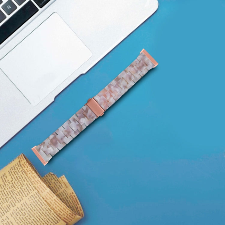 For Fitbit Versa 4 / Sense 2 Universal Resin Watch Band(Pink Flower) - free shipping - PMC TechLife - Order now!