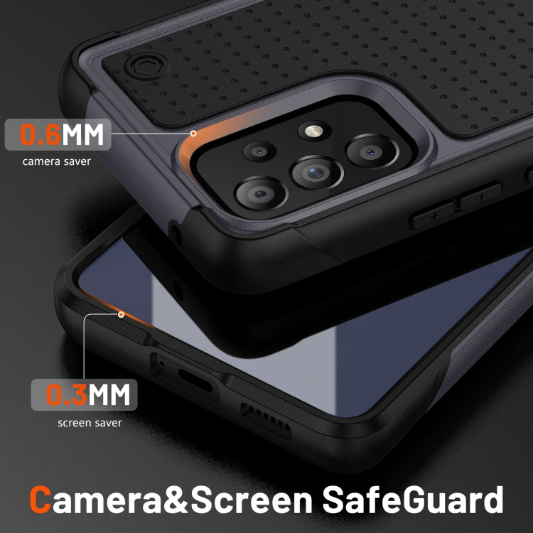 For Samsung Galaxy A53 5G PC + TPU Shockproof Protective Phone Case(Grey+Black) - free shipping - PMC TechLife - Order now!