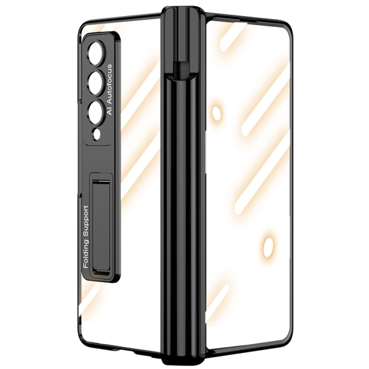 For Samsung Galaxy Z Fold4 GKK Magnetic Fold Hinge Shockproof Phone Case with Pen Slots(Black) - Galaxy Z Fold4 5G Cases by GKK | Online Shopping South Africa | PMC TechLife | Buy Now Pay Later Mobicred