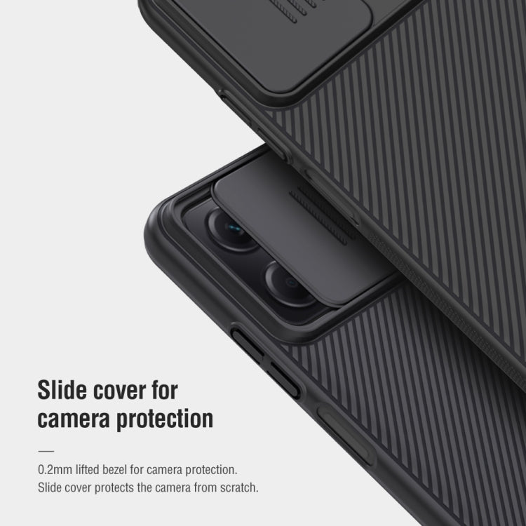 For Xiaomi Redmi Note 12 China NILLKIN Black Mirror Series PC Camshield Full Coverage Dust-proof Scratch Resistant Case(Blue) - Note 12 Cases by NILLKIN | Online Shopping South Africa | PMC Jewellery