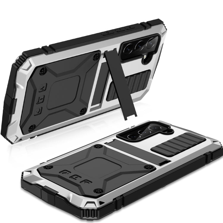 For Samsung Galaxy S23 5G R-JUST Life Waterproof Dustproof Shockproof Phone Case(Silver) - Galaxy S23 5G Cases by R-JUST | Online Shopping South Africa | PMC Jewellery | Buy Now Pay Later Mobicred