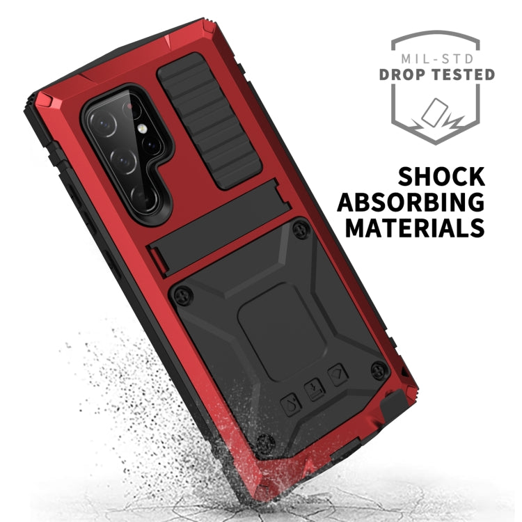 For Samsung Galaxy S23 Ultra 5G R-JUST Life Waterproof Dustproof Shockproof Phone Case(Red) - Galaxy S23 Ultra 5G Cases by R-JUST | Online Shopping South Africa | PMC Jewellery | Buy Now Pay Later Mobicred