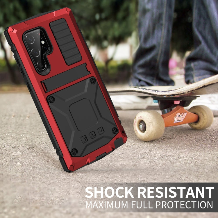 For Samsung Galaxy S23 Ultra 5G R-JUST Life Waterproof Dustproof Shockproof Phone Case(Red) - Galaxy S23 Ultra 5G Cases by R-JUST | Online Shopping South Africa | PMC Jewellery | Buy Now Pay Later Mobicred