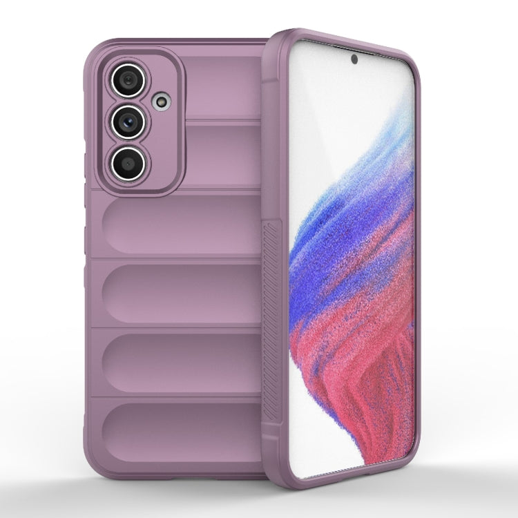 For Samsung Galaxy A54 5G Magic Shield TPU + Flannel Phone Case(Purple) - free shipping - PMC TechLife - Order now!