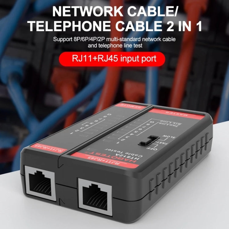 HABOTEST HT812A 2 in 1 Telephone Line Network Line Tester - Other Tester Tool by HABOTEST | Online Shopping South Africa | PMC TechLife | Buy Now Pay Later Mobicred