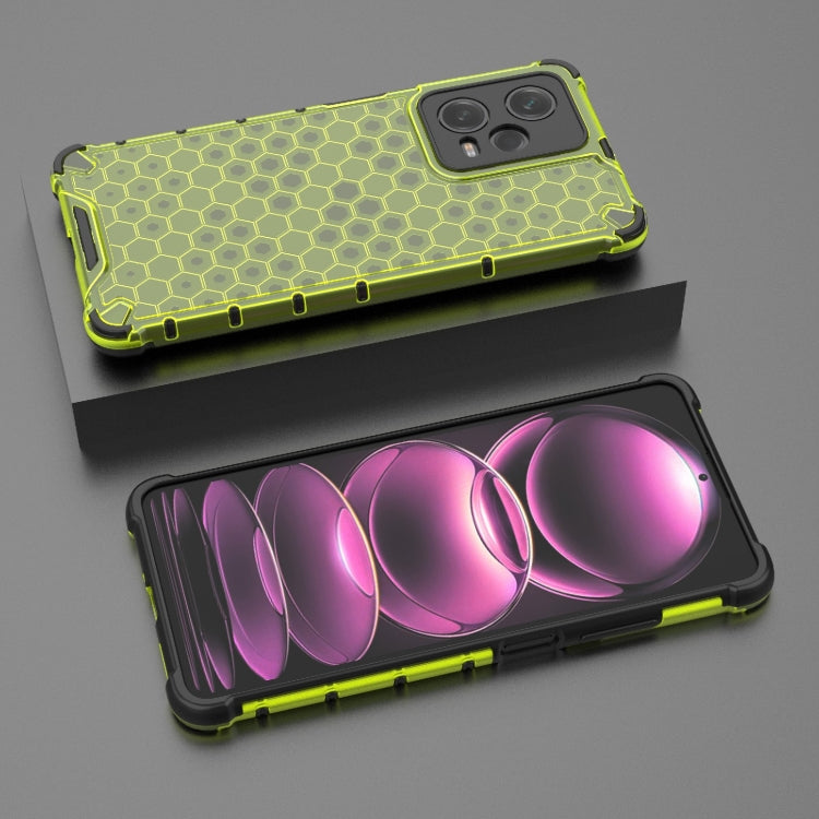 For Xiaomi Poco X5 Shockproof Honeycomb PC + TPU Phone Case(Green) - free shipping - PMC TechLife - Order now!