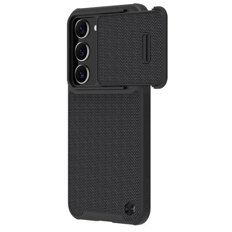 For Samsung Galaxy S23+ 5G NILLKIN 3D Textured Nylon Fiber TPU + PC Phone Case(Black) - Galaxy S23+ 5G Cases by NILLKIN | Online Shopping South Africa | PMC Jewellery