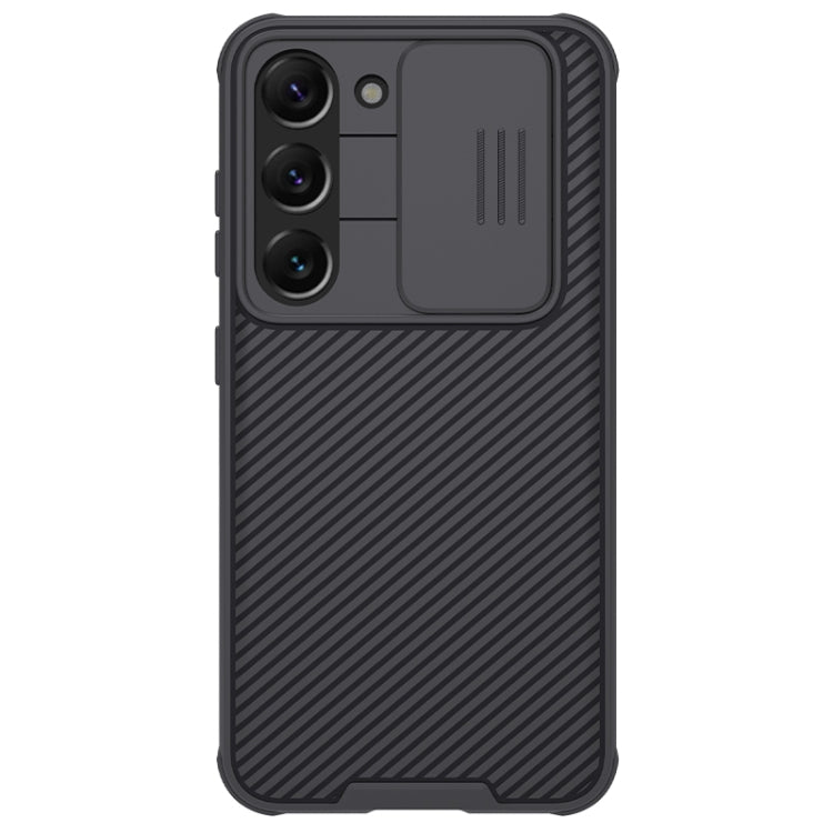 For Samsung Galaxy S23 5G NILLKIN Black Mirror Pro Series Camshield Phone Case(Black) - Galaxy S23 5G Cases by NILLKIN | Online Shopping South Africa | PMC Jewellery