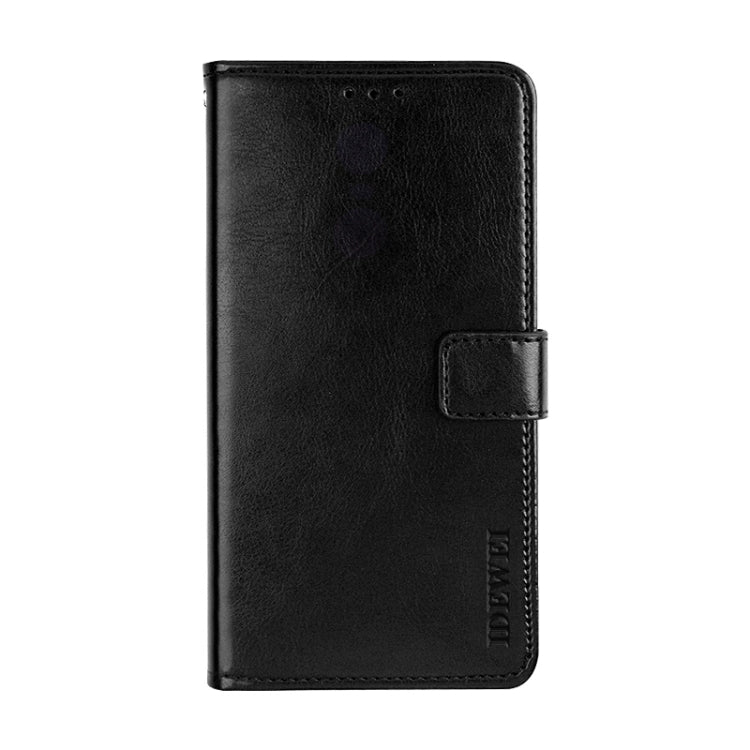 For Google Pixel 4 idewei Crazy Horse Texture Horizontal Flip Leather Case with Holder & Card Slots & Wallet(Black) - Google Cases by idewei | Online Shopping South Africa | PMC TechLife | Buy Now Pay Later Mobicred