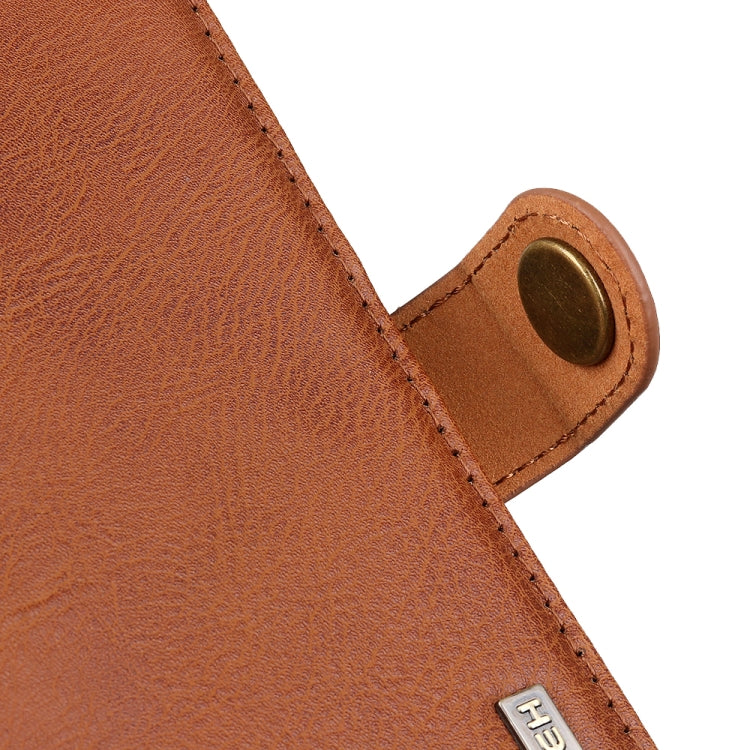For OnePlus Nord CE 3 Lite KHAZNEH Cowhide Texture Flip Leather Phone Case(Brown) - free shipping - PMC TechLife - Order now!