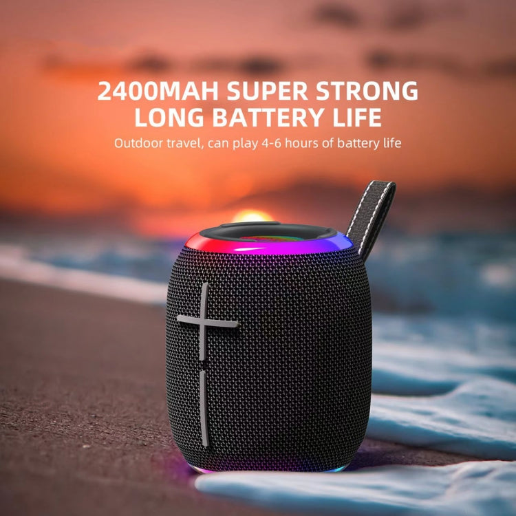 HOPESTAR P35 mini 10W Outdoor IPX7 Waterproof TWS Bluetooth Speaker(Black) - Waterproof Speaker by HOPESTAR | Online Shopping South Africa | PMC Jewellery