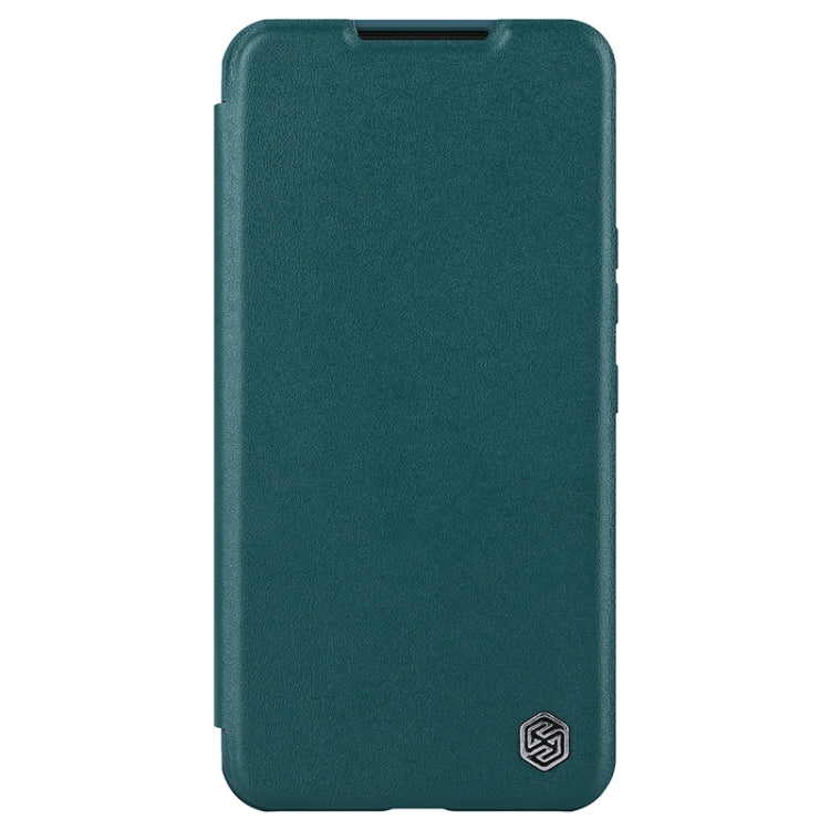 For Samsung Galaxy S23+ 5G NILLKIN QIN Series Pro Sliding Camera Cover Design Leather Phone Case(Green) - Galaxy S23+ 5G Cases by NILLKIN | Online Shopping South Africa | PMC Jewellery