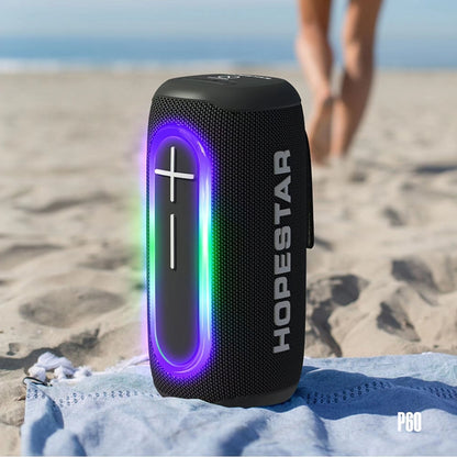 HOPESTAR P60 IPX6 Waterproof 10W 66mm Outdoor Bluetooth Speaker(Grey) - Waterproof Speaker by HOPESTAR | Online Shopping South Africa | PMC Jewellery