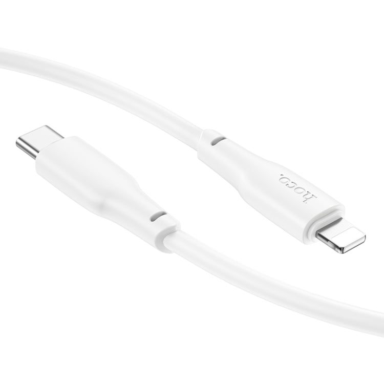 hoco X93 PD 20W USB-C/Type-C to 8 Pin Data Cable, Length:2m(White) - 2 in 1 Cable by hoco | Online Shopping South Africa | PMC Jewellery
