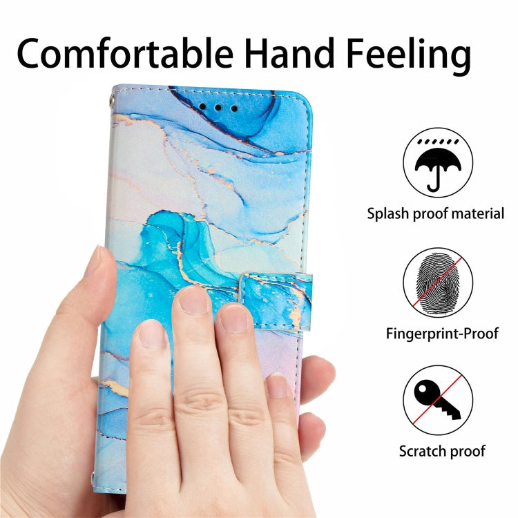 For Motorola Moto E13 Painted Marble Pattern Leather Phone Case(Pink Green) - free shipping - PMC TechLife - Order now!