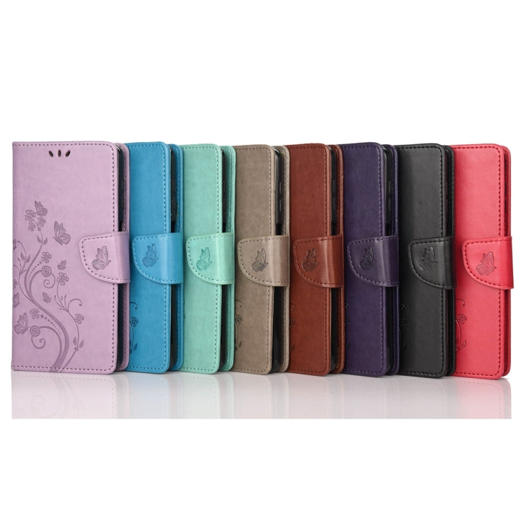 For Xiaomi Redmi Note 12 Pro+ 5G Global Butterfly Flower Pattern Leather Phone Case(Red) - free shipping - PMC TechLife - Order now!
