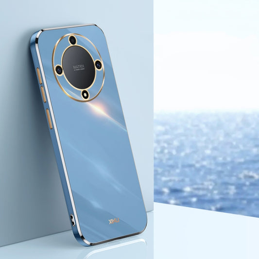 For Honor X9a 5G XINLI Straight Edge 6D Electroplate TPU Phone Case(Celestial Blue) - Honor Cases by XINLI | Online Shopping South Africa | PMC Jewellery