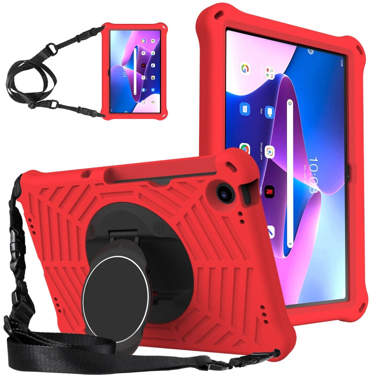 For Lenovo Tab M10 Plus 10.6 3rd Gen 2022 Spider King Silicone Protective Tablet Case(Red) - free shipping - PMC TechLife - Order now!