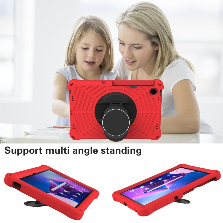 For Lenovo Tab M10 Plus 10.6 3rd Gen 2022 Spider King Silicone Protective Tablet Case(Red) - free shipping - PMC TechLife - Order now!