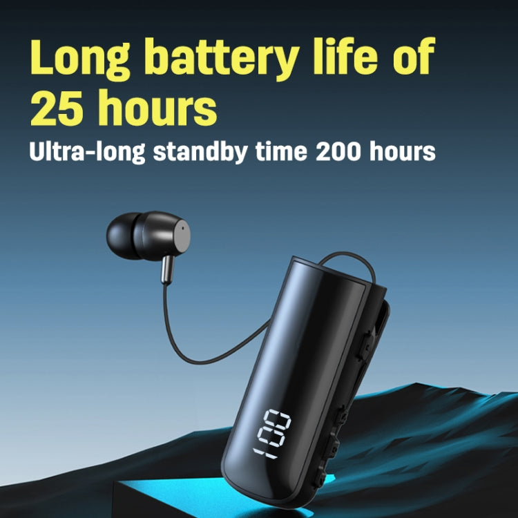 Fineblue F901 Waterproof Lavalier Earphone for Driving and Riding(Black) - Bluetooth Earphone by Fineblue | Online Shopping South Africa | PMC TechLife | Buy Now Pay Later Mobicred