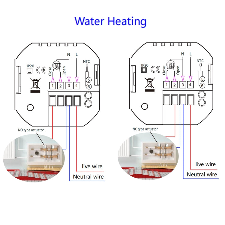 BHT-2002GALM 220V Smart Home Heating Thermostat Water Heating WiFi Thermostat(White) - Thermostat & Thermometer by PMC Jewellery | Online Shopping South Africa | PMC Jewellery