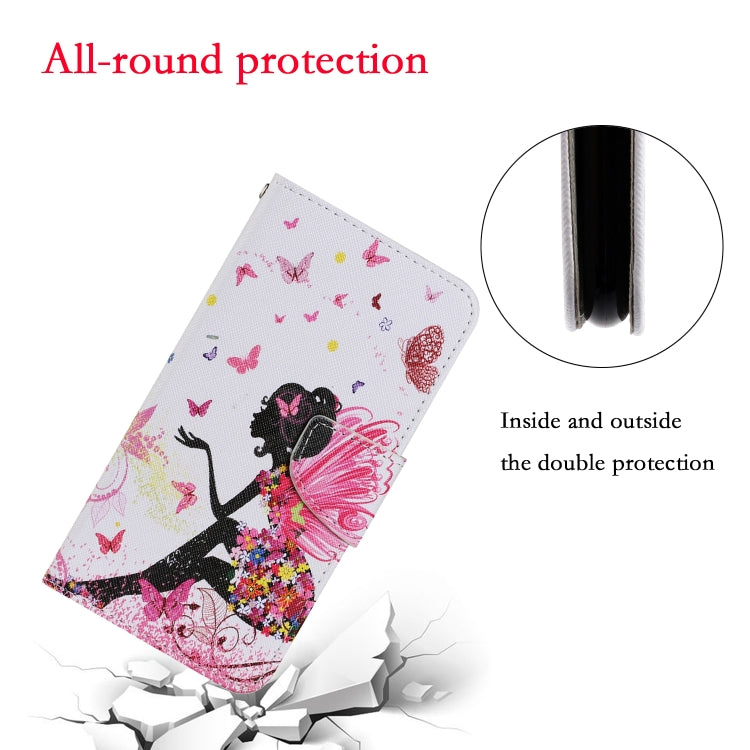 For Xiaomi Redmi 12C Colored Drawing Pattern Flip Leather Phone Case(Dancing Girl) - free shipping - PMC TechLife - Order now!