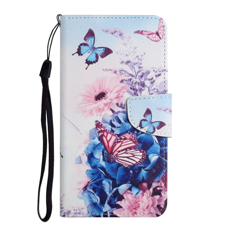 For Xiaomi Redmi 12C Colored Drawing Pattern Flip Leather Phone Case(Purple Butterfly) - free shipping - PMC TechLife - Order now!