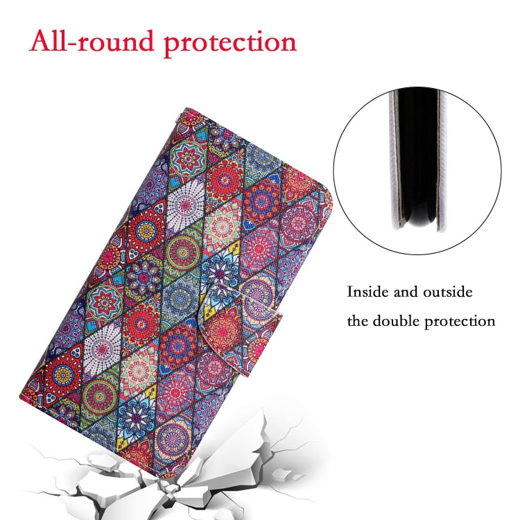 For Xiaomi Redmi 12C Colored Drawing Pattern Flip Leather Phone Case(Diamond Kaleidoscope) - free shipping - PMC TechLife - Order now!
