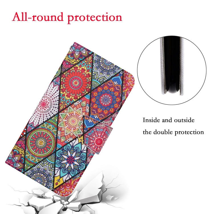 For Xiaomi Redmi 12C Colored Drawing Pattern Flip Leather Phone Case(Diamond Totem) - free shipping - PMC TechLife - Order now!