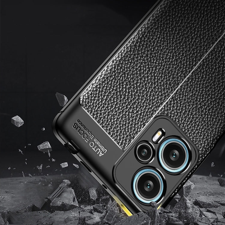 For Xiaomi Redmi Note 12 Turbo Litchi Texture Shockproof TPU Phone Case(Black) - free shipping - PMC TechLife - Order now!