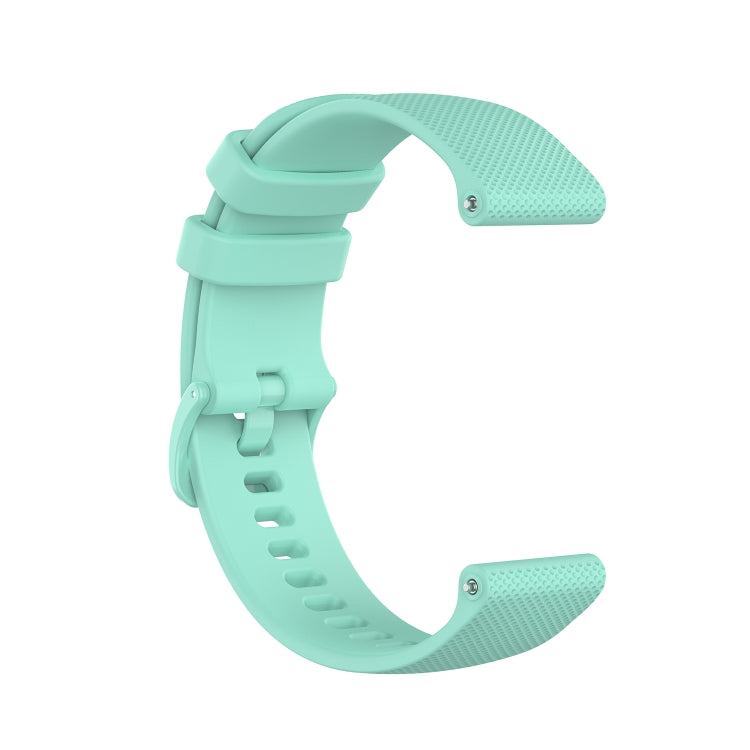 For Honor Watch GS 3i 22mm Small Plaid Texture Silicone Watch Band(Teal) -  by PMC TechLife | Online Shopping South Africa | PMC TechLife