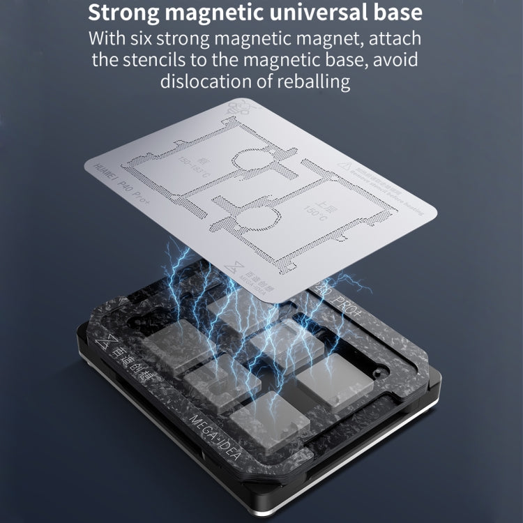 For iPhone 12 Series Qianli Mega-idea Multi-functional Middle Frame Positioning BGA Reballing Platform - Repair Platform by QIANLI | Online Shopping South Africa | PMC Jewellery | Buy Now Pay Later Mobicred