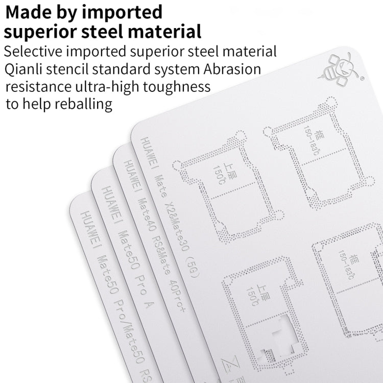 For Huawei Mate 50 Pro B Qianli Mega-idea Multi-functional Middle Frame Positioning BGA Reballing Platform - Repair Platform by QIANLI | Online Shopping South Africa | PMC Jewellery