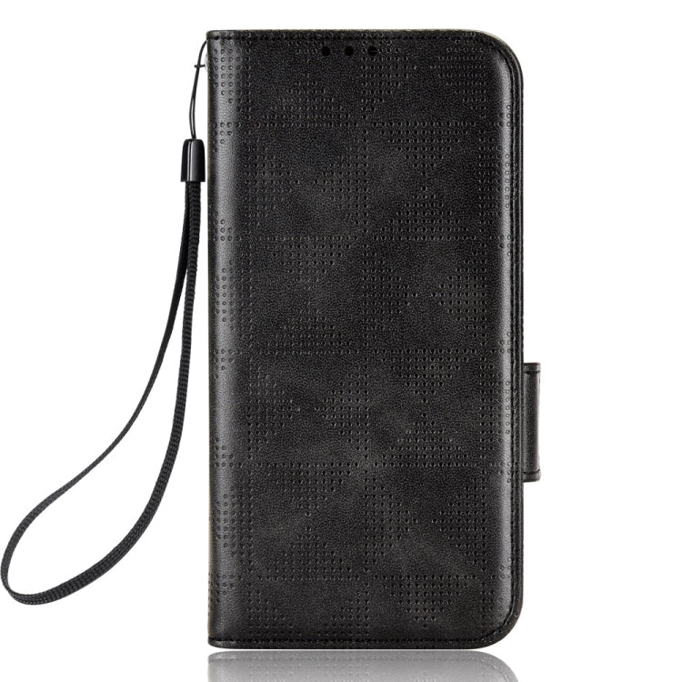 For Huawei P60 / P60 Pro Symmetrical Triangle Leather Phone Case(Black) - Huawei Cases by PMC Jewellery | Online Shopping South Africa | PMC Jewellery