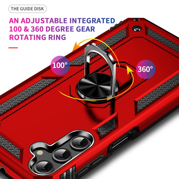 For Samsung Galaxy A24 4G Shockproof TPU + PC Phone Case(Red) - free shipping - PMC TechLife - Order now!