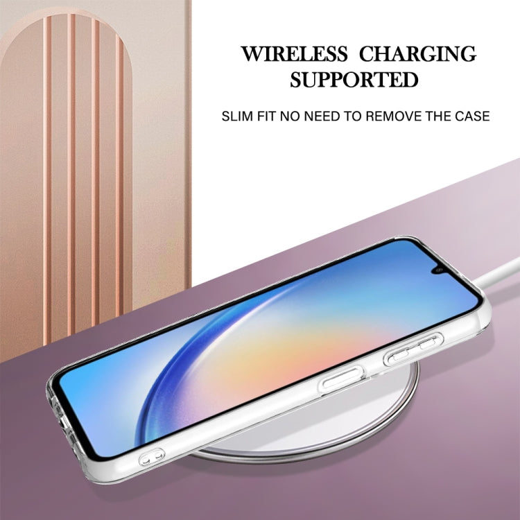 For Samsung Galaxy A24 Electroplating Marble Dual-side IMD Phone Case(White 006) - free shipping - PMC TechLife - Order now!
