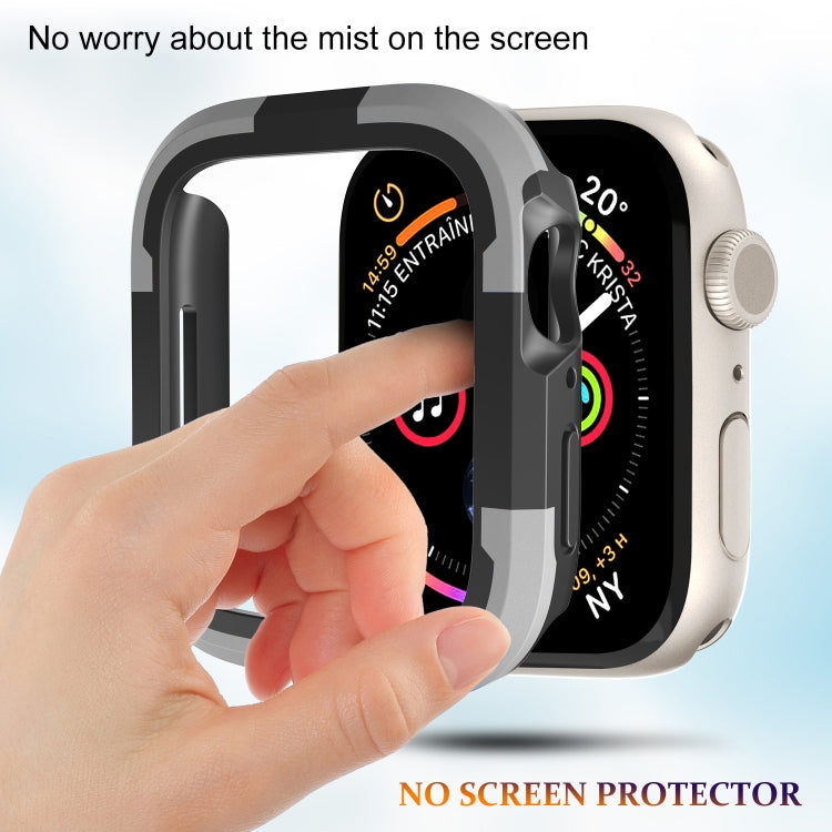 For Apple Watch Series SE 2&6&SE&5&4 40mm Armor Frame Watch Case(Grey) - Smart Wear by PMC TechLife | Online Shopping South Africa | PMC TechLife
