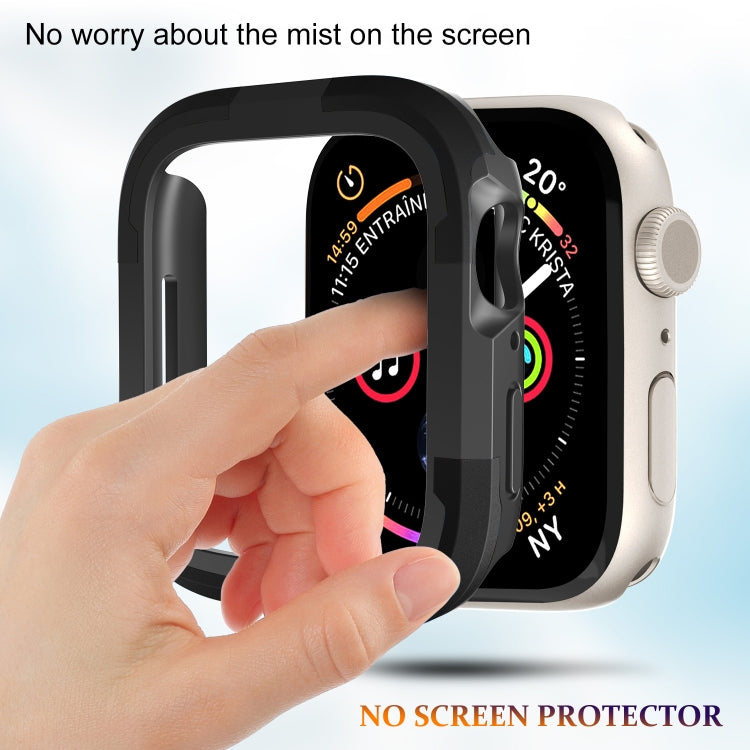 For Apple Watch Ultra 49mm Armor Frame Watch Case(Black) - Smart Wear by PMC Jewellery | Online Shopping South Africa | PMC Jewellery