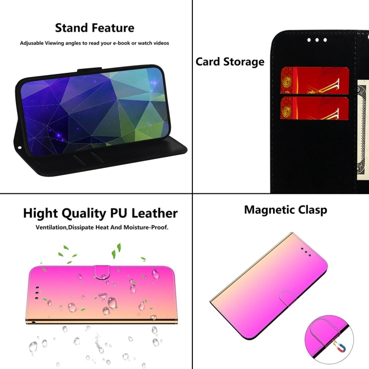 For Samsung Galaxy M14 Imitated Mirror Surface Leather Phone Case(Gradient Color) - free shipping - PMC TechLife - Order now!