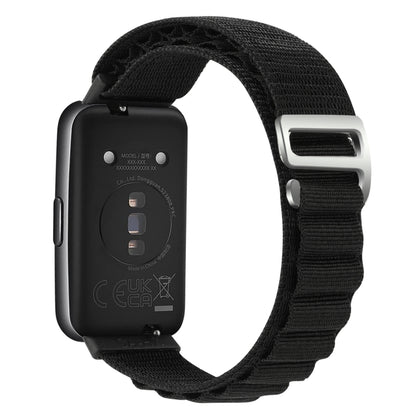 For Huawei Band 7 Loop Nylon Watch Band(Black) - Smart Wear by PMC Jewellery | Online Shopping South Africa | PMC Jewellery