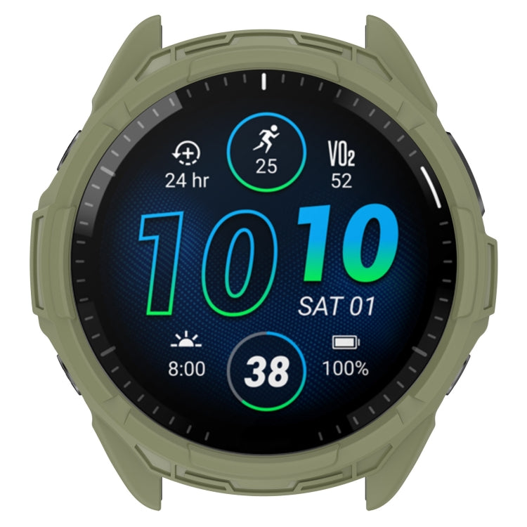 For Garmin Forerunner 965 Armor Hollow Watch Protective Case(Jungle Green) - Watch Cases by PMC Jewellery | Online Shopping South Africa | PMC Jewellery