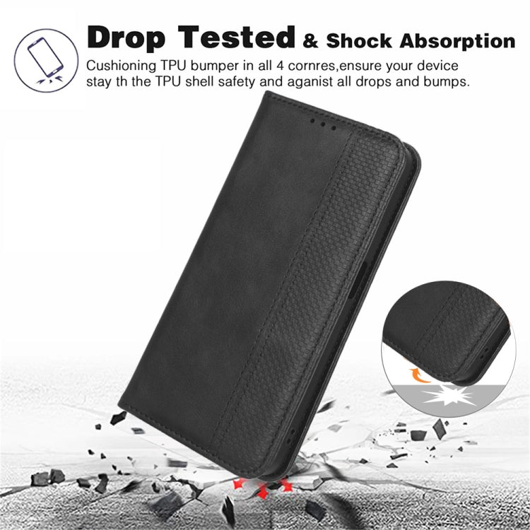 For Nokia G22 4G Magnetic Buckle Retro Texture Leather Phone Case(Blue) - free shipping - PMC TechLife - Order now!